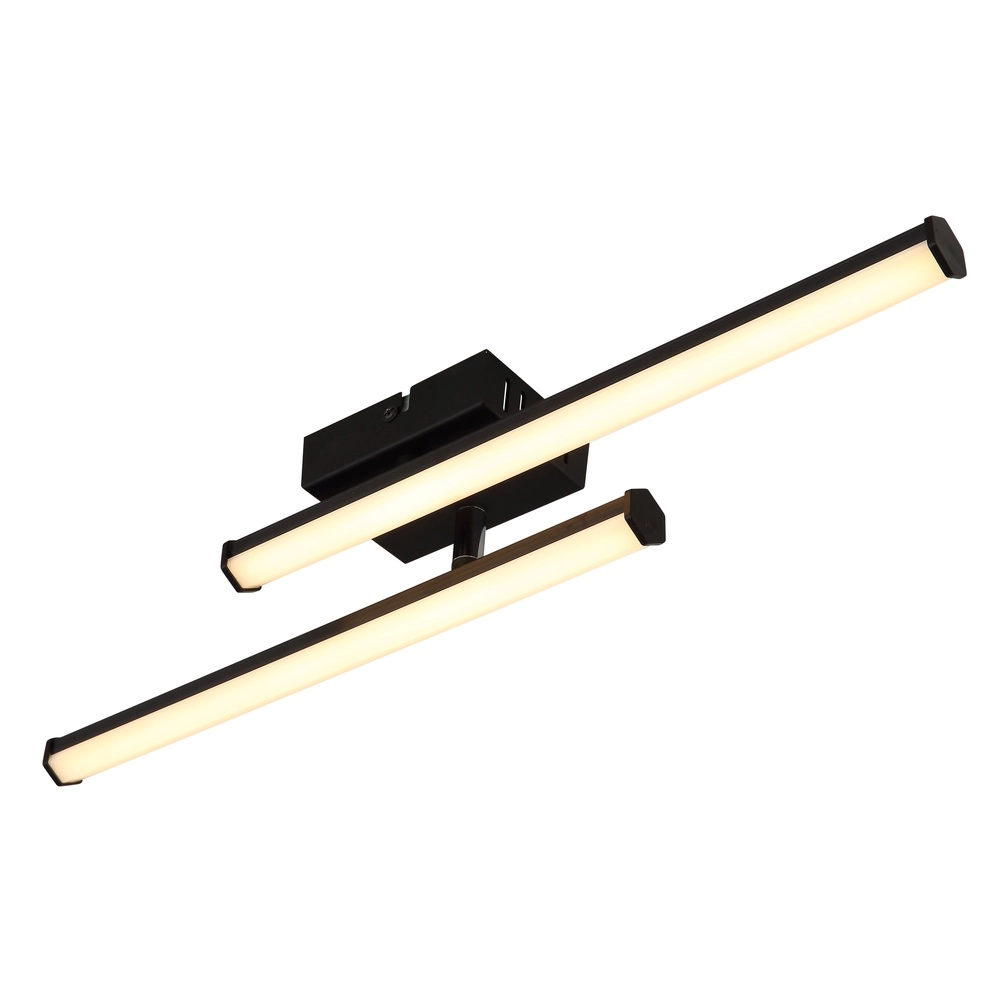 Modern ceiling lamp Kirina 50cm black