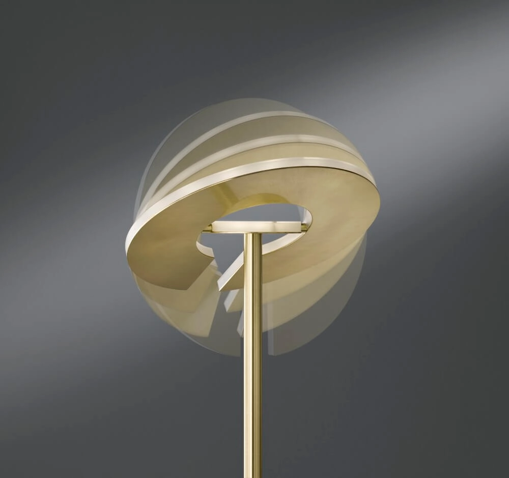 Gold LED Reading Light Dent Fischer & Honsel 4003694403160