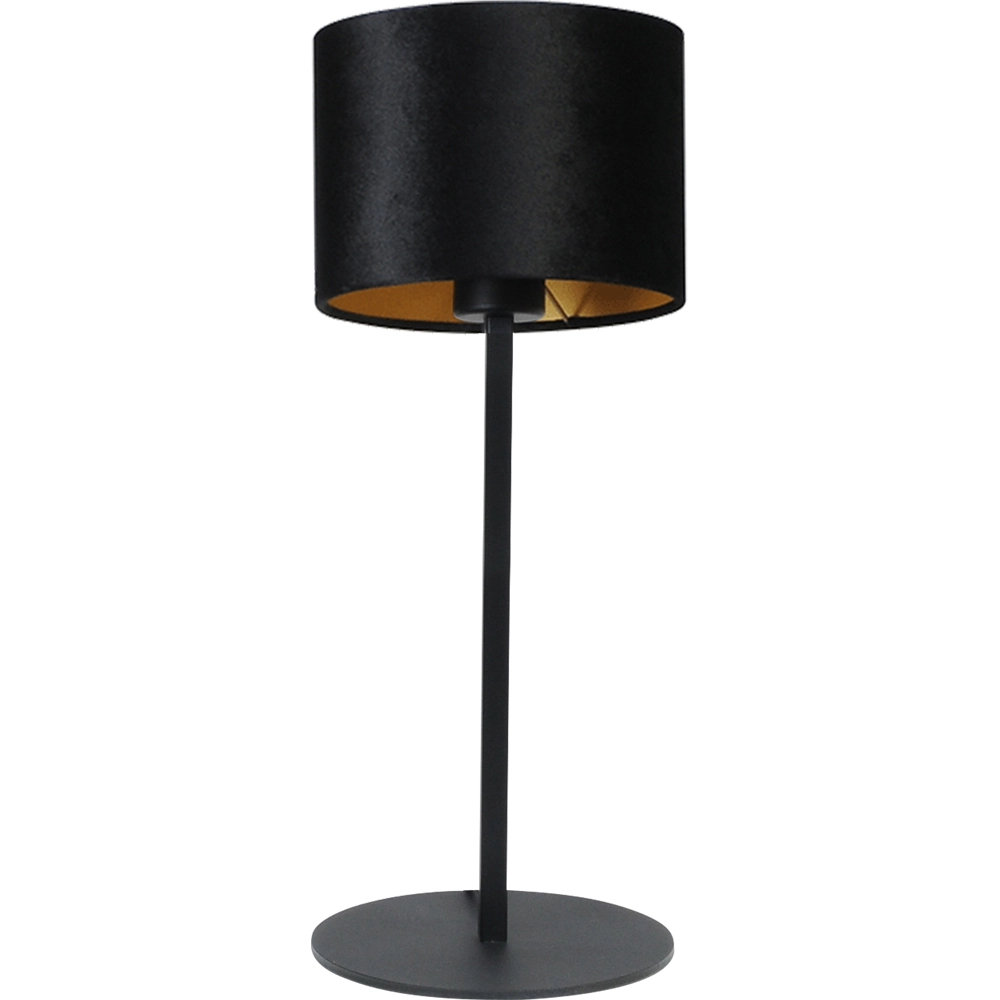 Black table lamp Venus with black lampshade