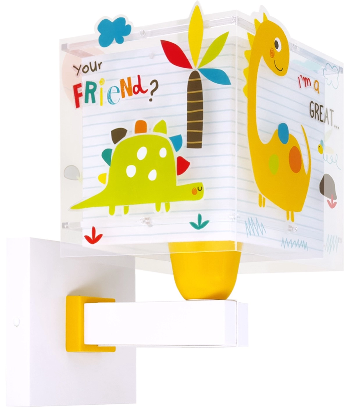 Wall lamp Dinos yellow Dalber 8420406734590