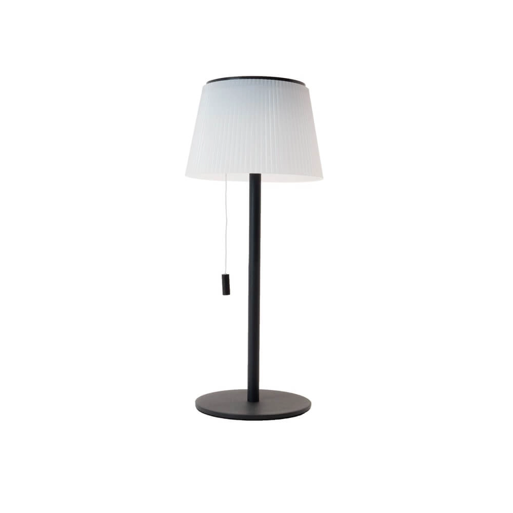 Table lamp Scordiano Black and White Solar