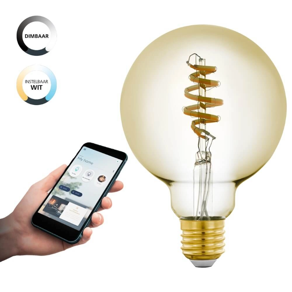 LED lamp bulb Zigbee - E27 - 4.9 watt - 2200-6500K - G95 Eglo 9002759122447