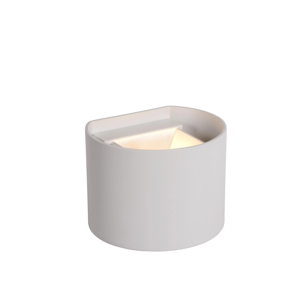 Rounded wall spot Xio 2700K white Lucide 5411212091918