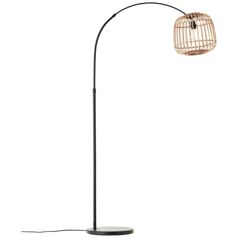Rattan arc lamp Nikka 171cm Brilliant 4004353402272