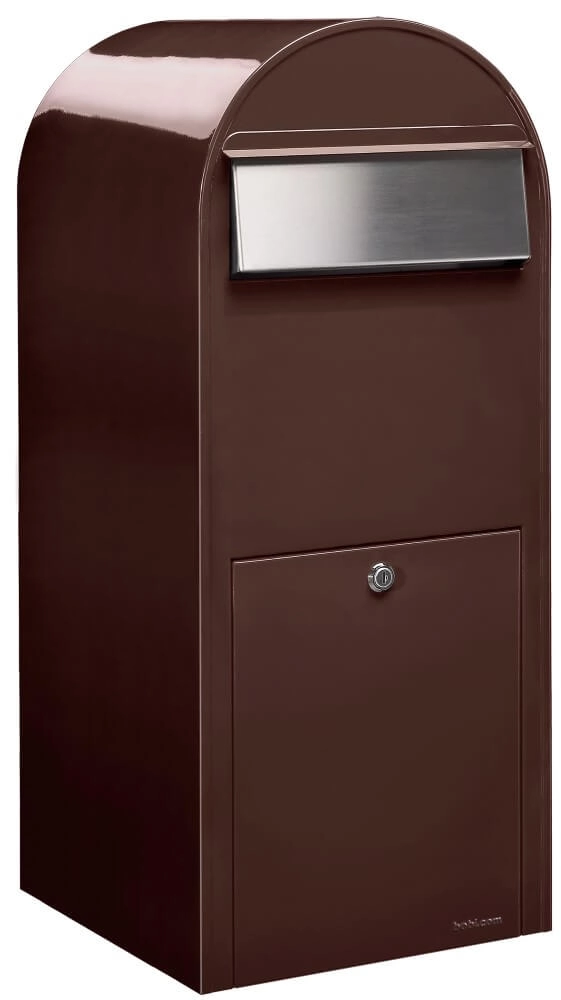 Mailbox Jumbo 8017 i Dark brown