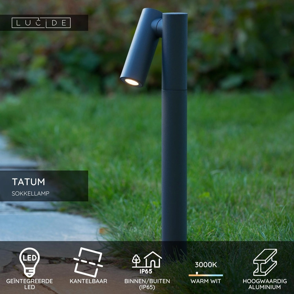 Garden lamp Tatum anthracite Lucide 5411212271679