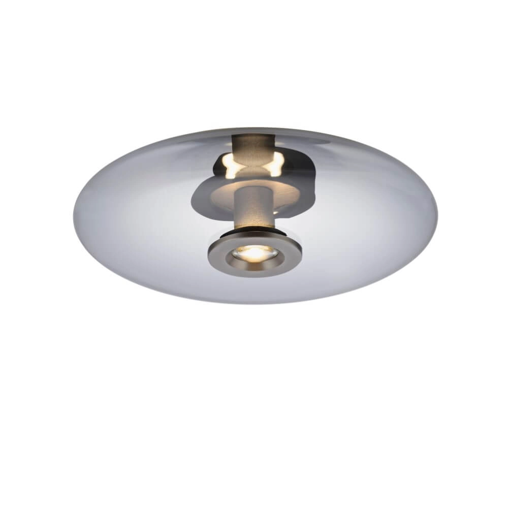 Designer ceiling lamp Pure Vitrum gray Paul Neuhaus 4012248382660