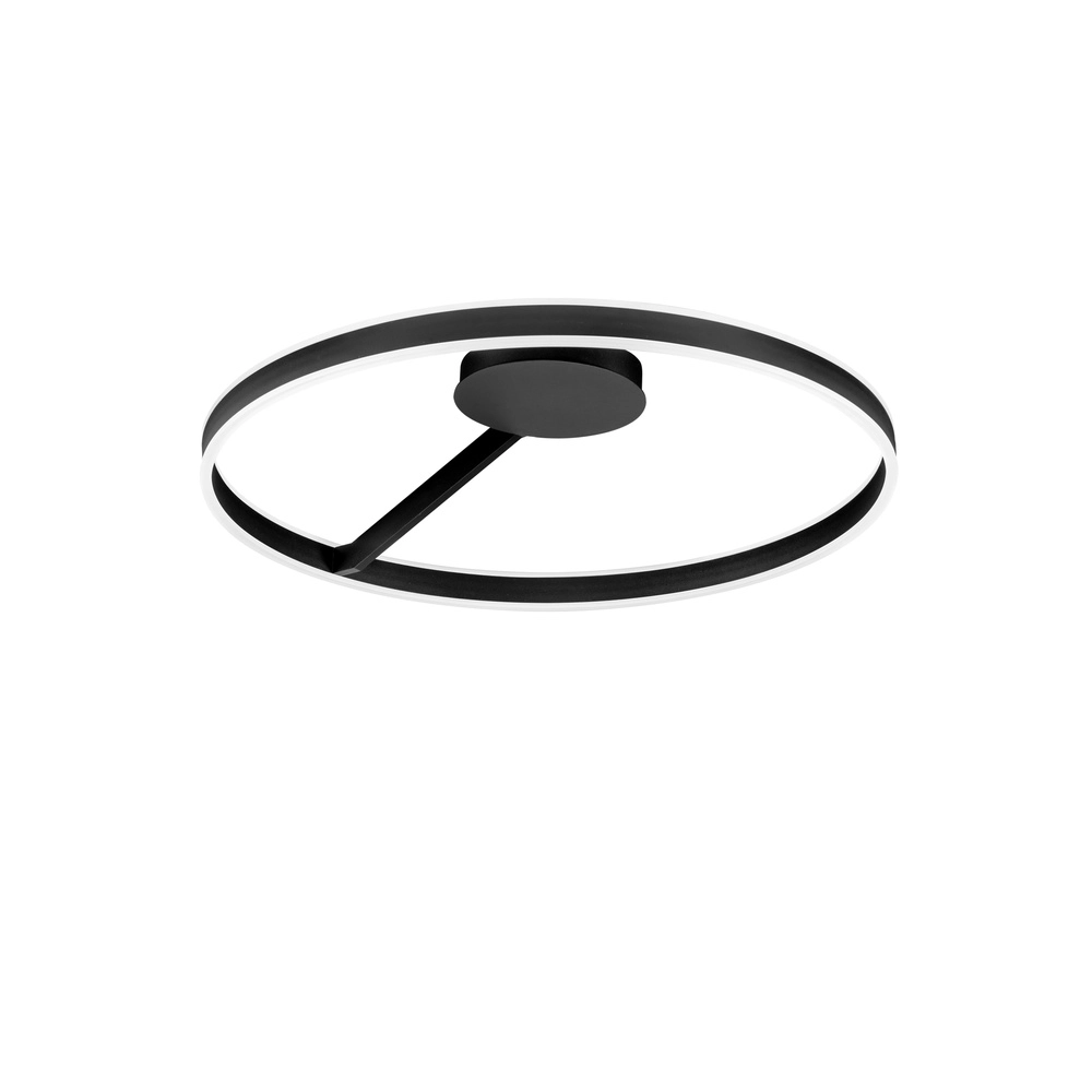 Ceiling lamp Bianco black Ø 80cm Lyora 5212017473851