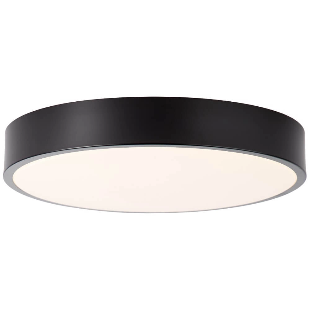 Design ceiling lamp Slimline black Ø 33cm