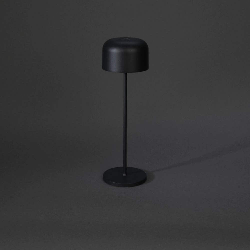 Black table lamp Lille Rechargeable KonstSmide 7318307834758