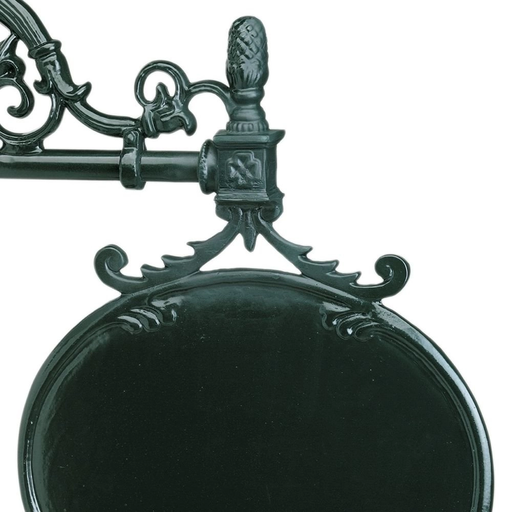 Nameplate Signboard round - black KS Verlichting 8714732560849