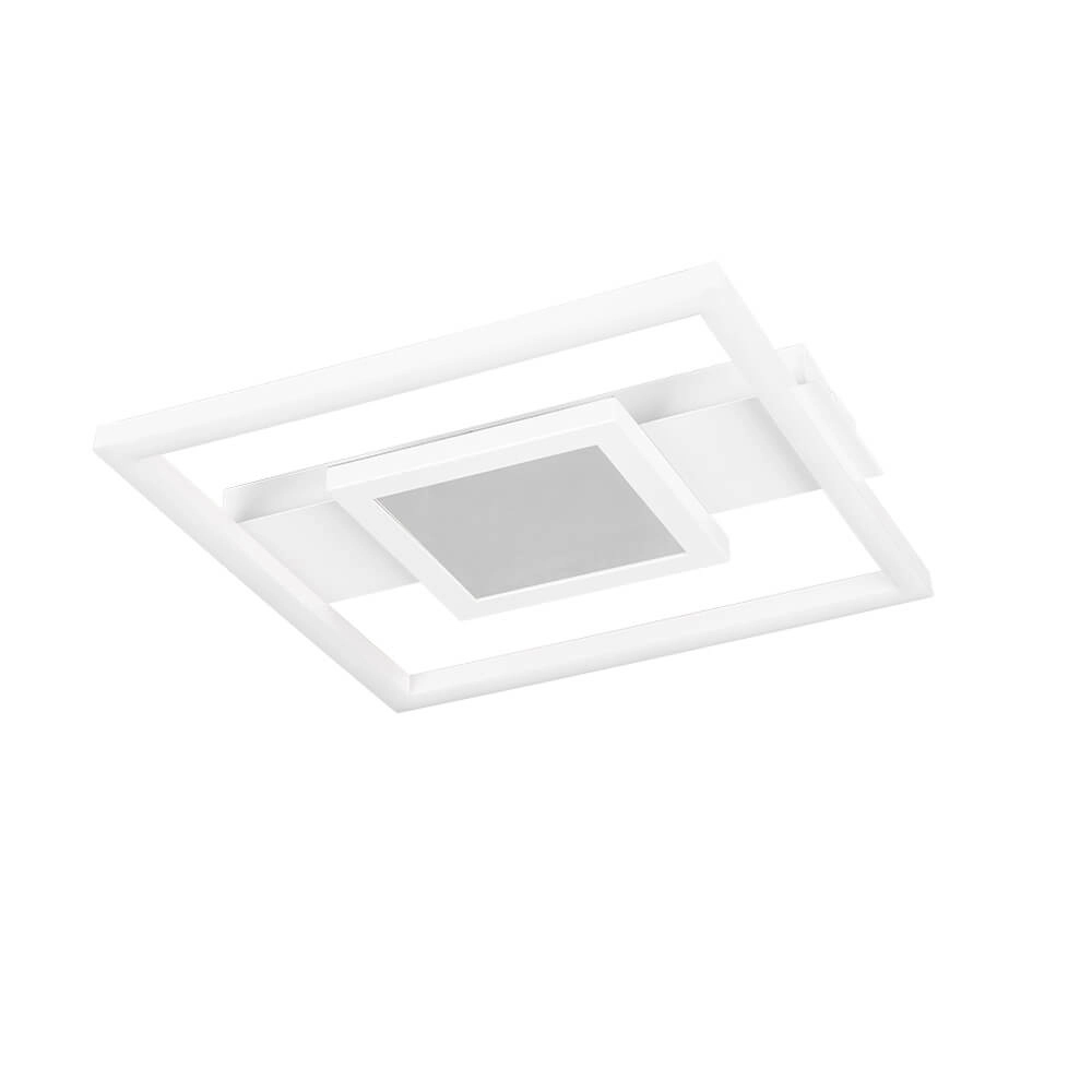 Design ceiling lamp Wheeler white square Trio 4017807640571