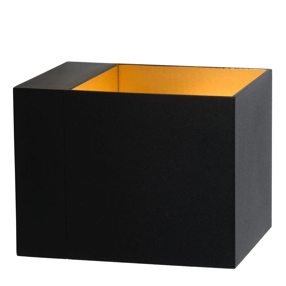 Design wall spot Devi Square Black Lucide 5411212092274