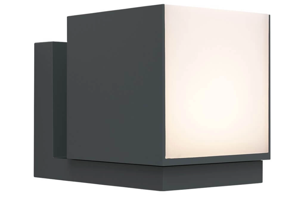 Designer wall lamp anthracite Cuba single