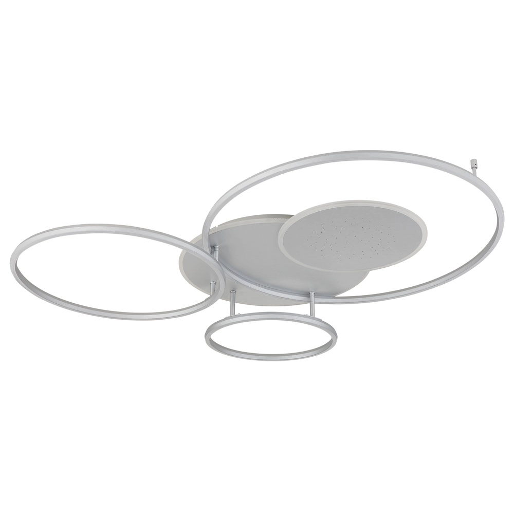 Silver Grey Ceiling Lamp Johnson Modern Globo 9007371580552