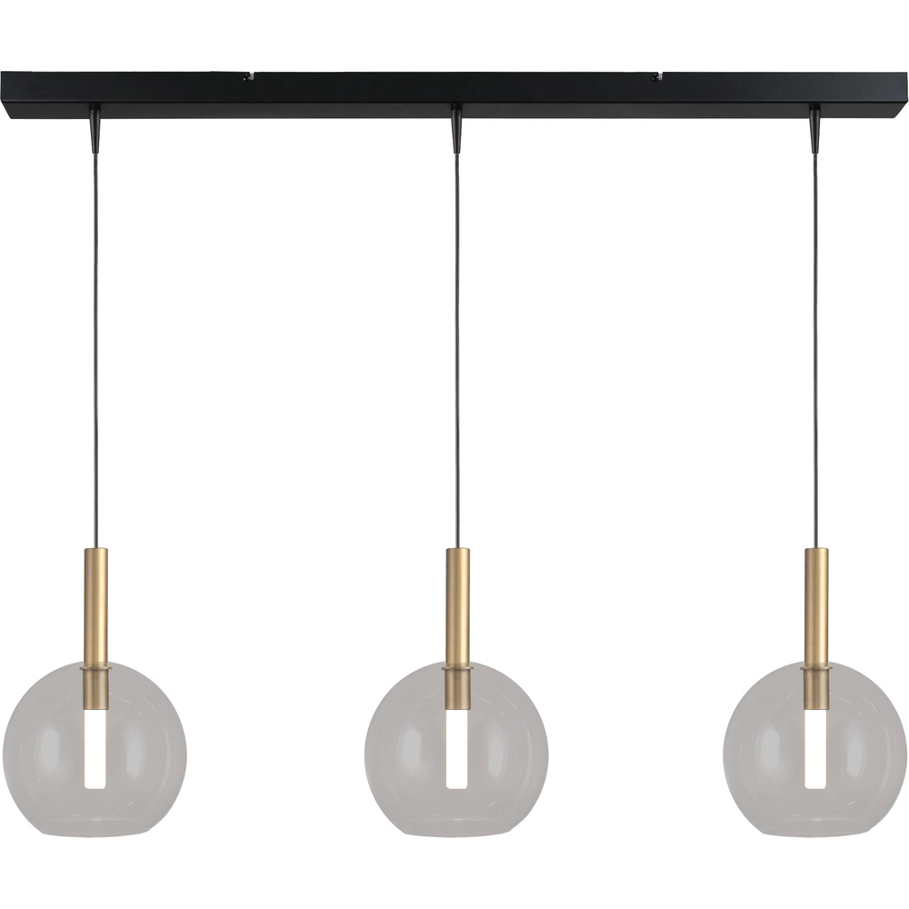 3L pendant lamp Ø 17cm Lido Ball Gold with clear glass