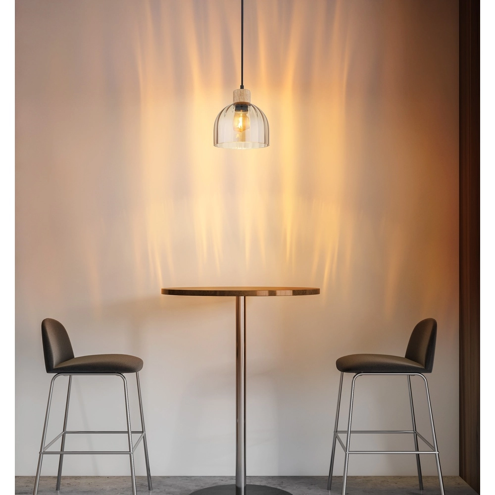 Pendant lamp Swanson black Ø 20cm Globo 9007371589647