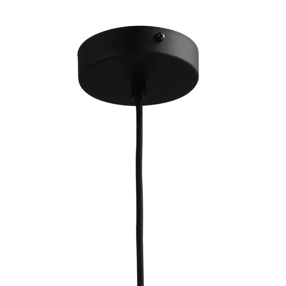 Hanging lamp Ø 30cm Bella 2 Black with gold glass Masterlight 8718121334318