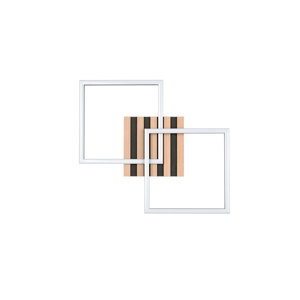 Modern ceiling lamp Zaro black 59.5cm Trio 4017807685961