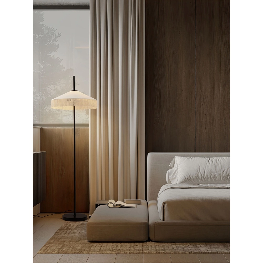 Tiffany Floor Lamp Velvy beige
