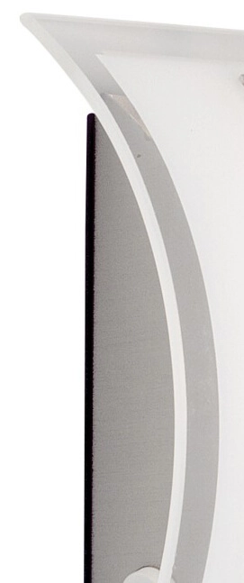 Glass wall lamp Elysee Stainless steel Brilliant 4004353002854
