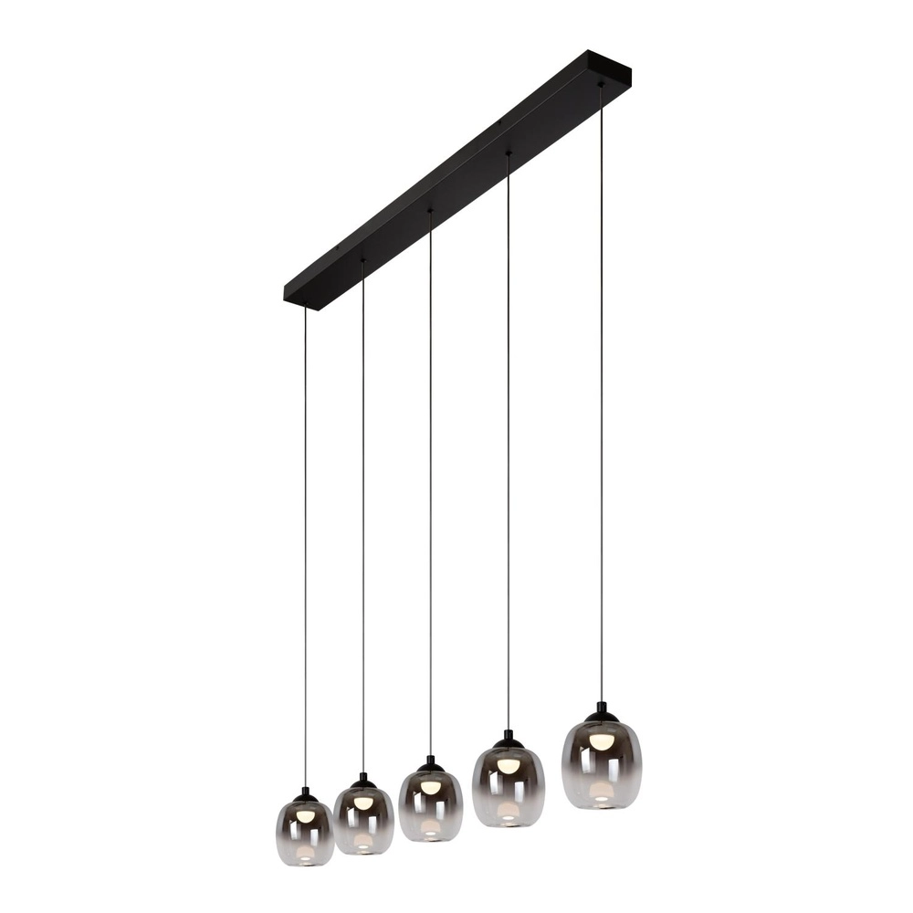 5-light pendant lamp Tamino Black Lucide 5411212741257