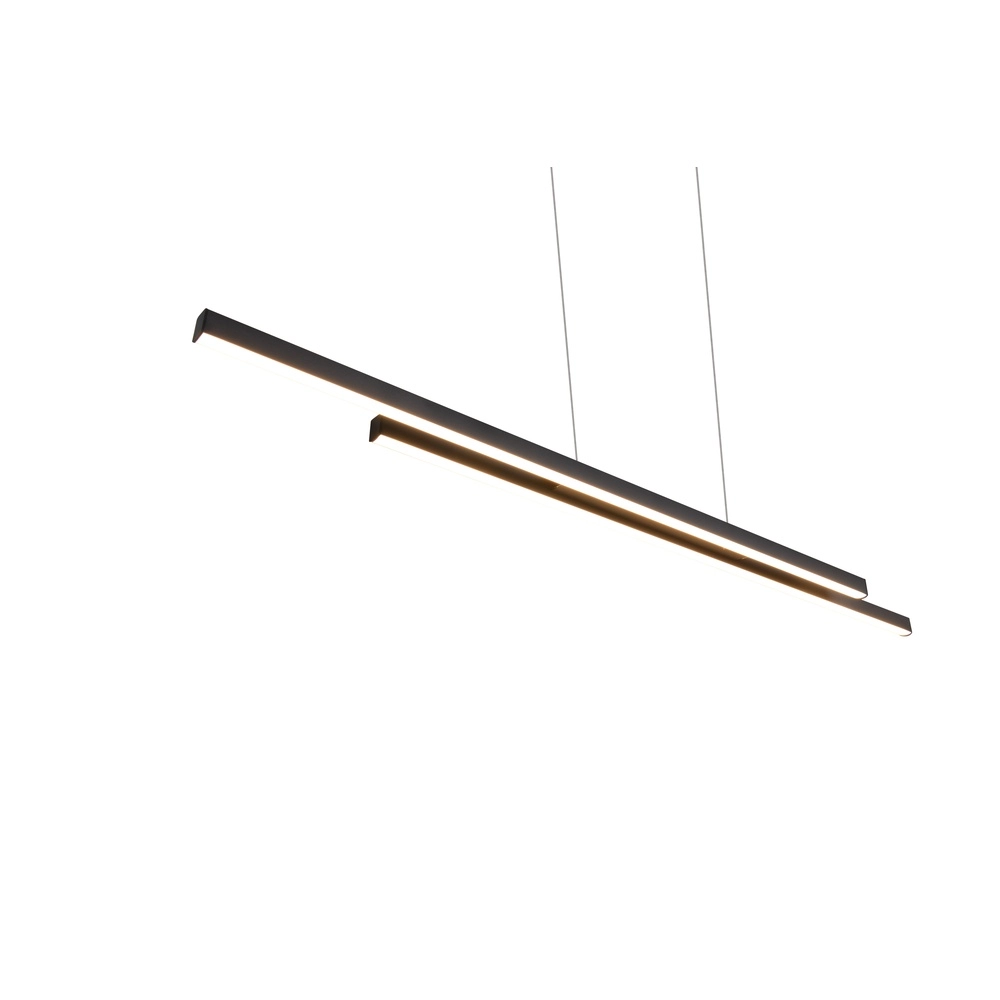 Pendant lamp Odio black Trio 4017807612523