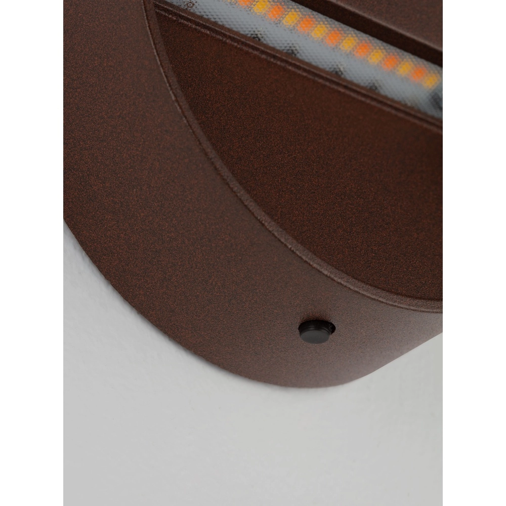 Round wall lamp Sete Rusty brown Lyora 5212017497932