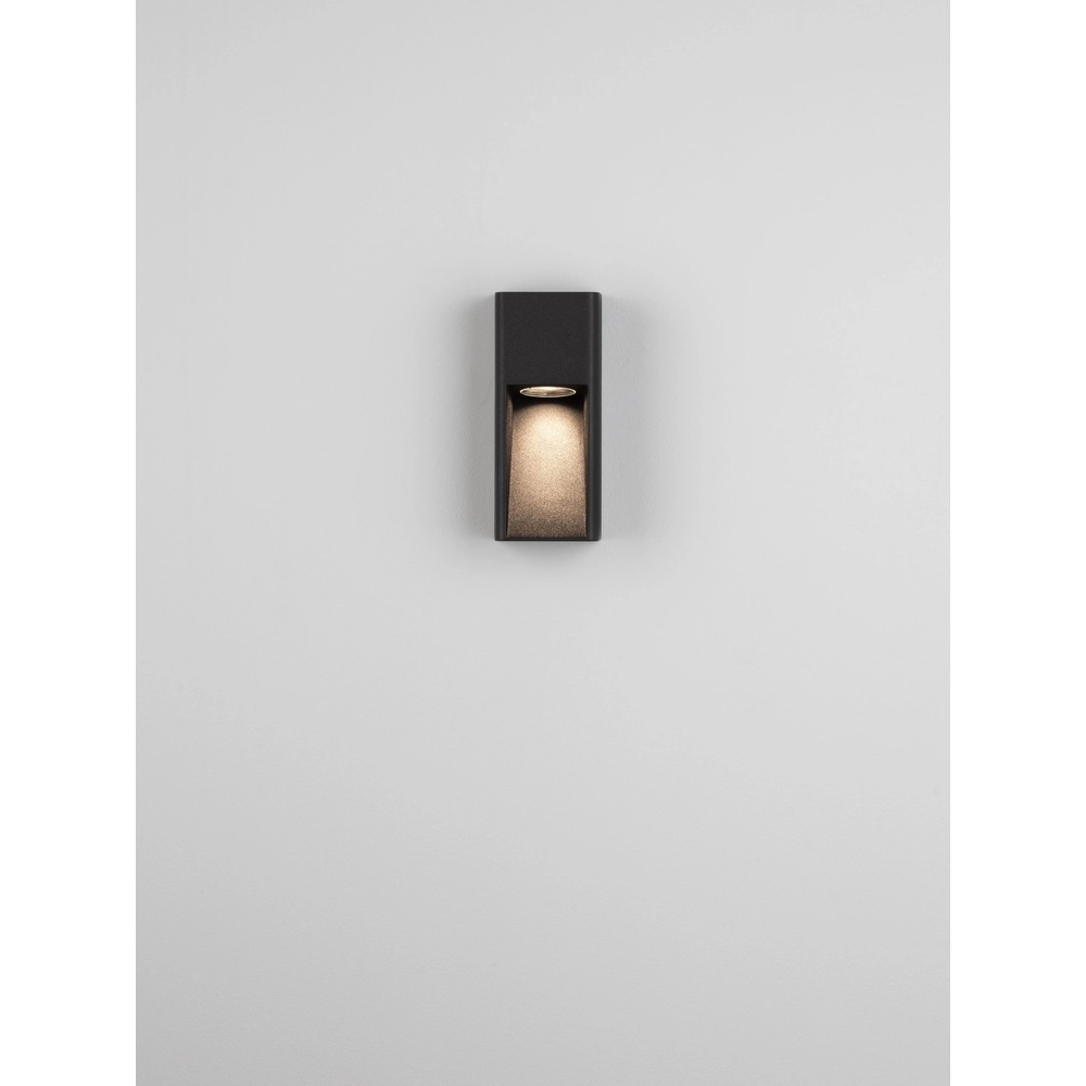 Sleek wall lamp Mazu Black Lyora 5212063504356
