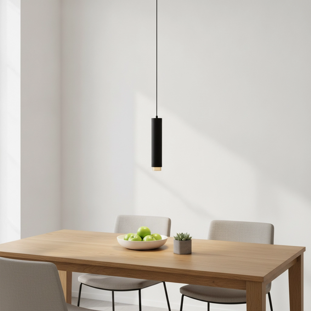 Pendant lamp Nessi black with gold