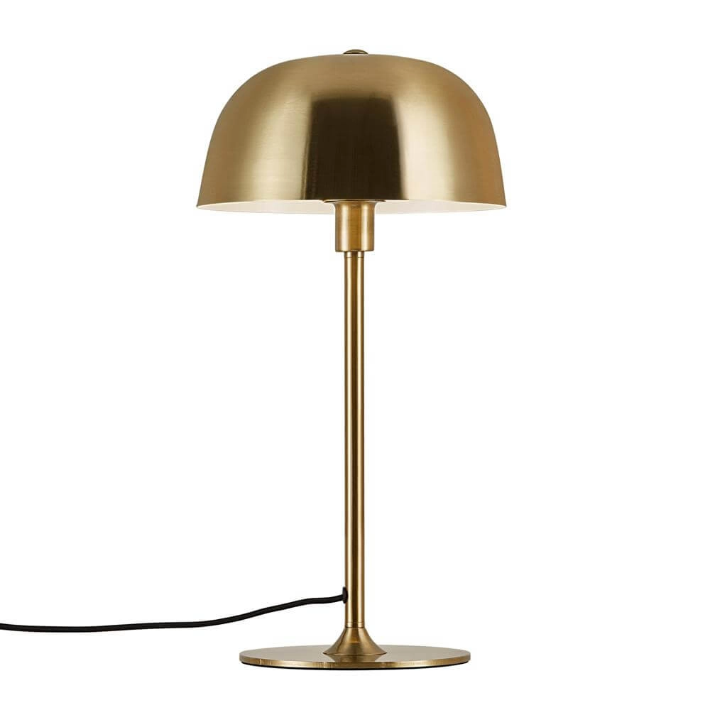 Sleek table lamp Cera brass Ø 24cm