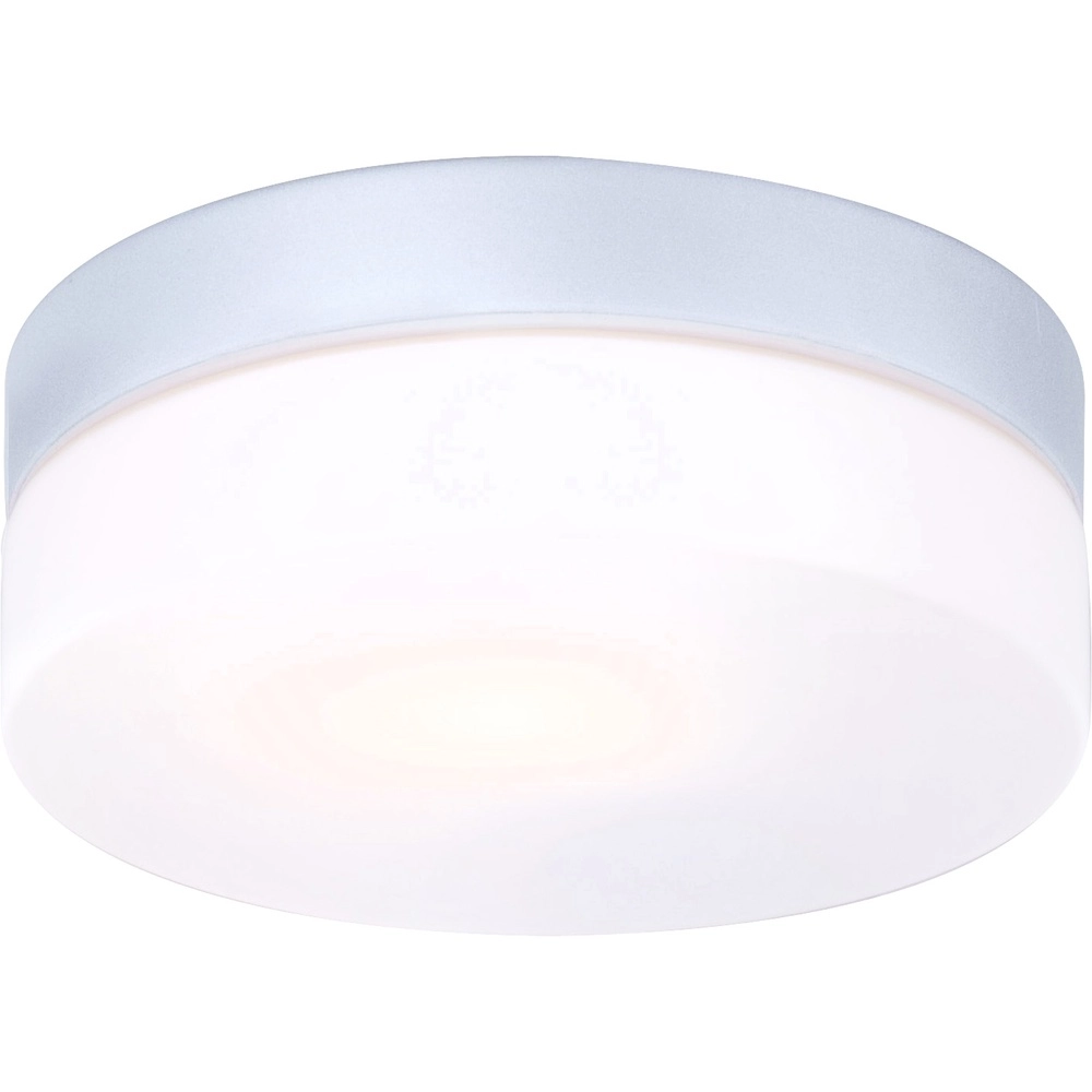 Design ceiling light Vranos silver grey for outdoor use Ø 18.5cm