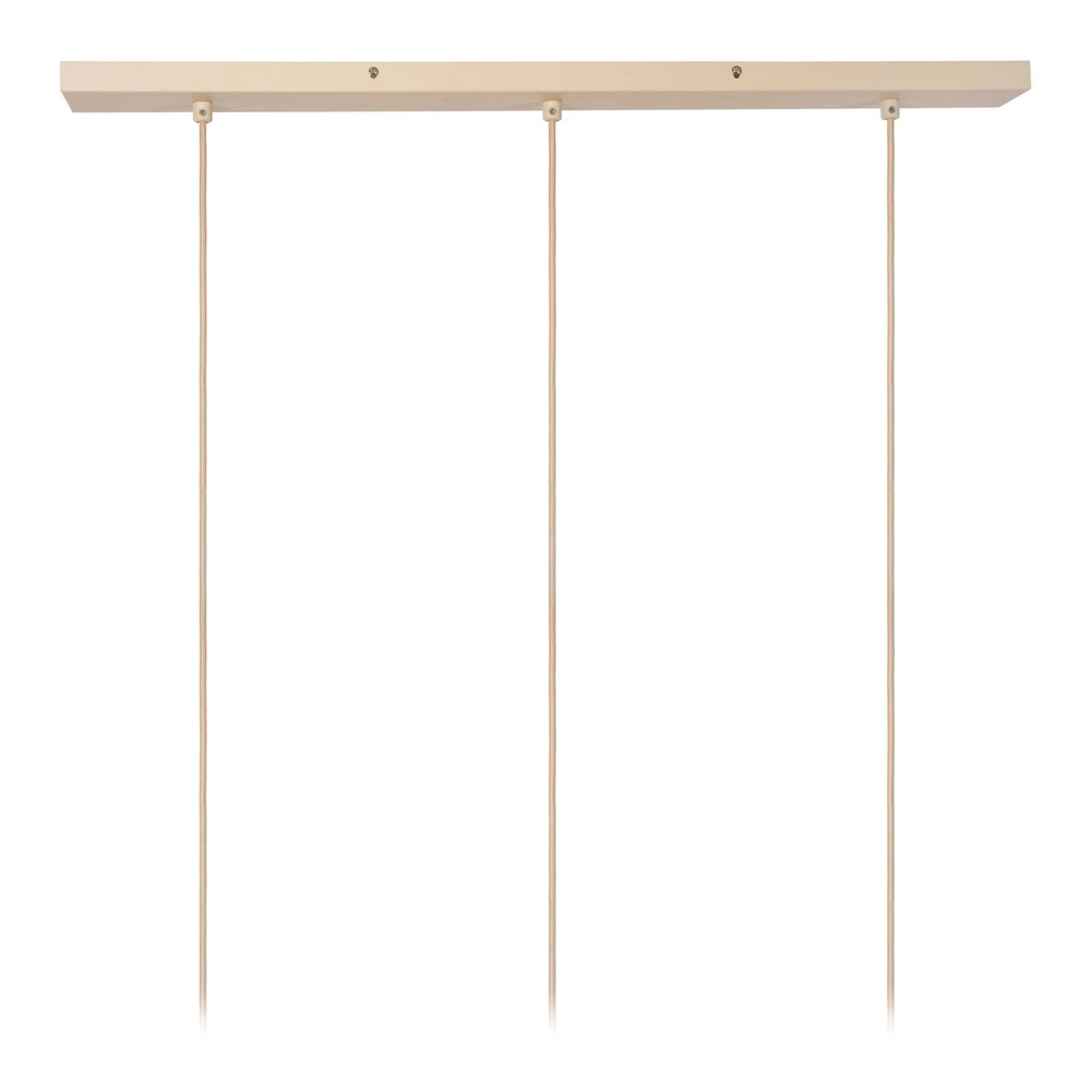 Pendant lamp 3-lights Corina sand brown Lucide 5411212032034