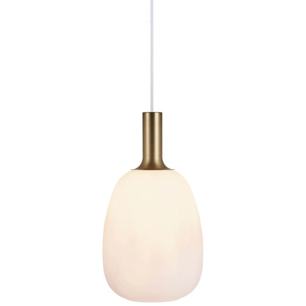 Glass pendant lamp Alton Ø 23cm white Nordlux 5701581413788