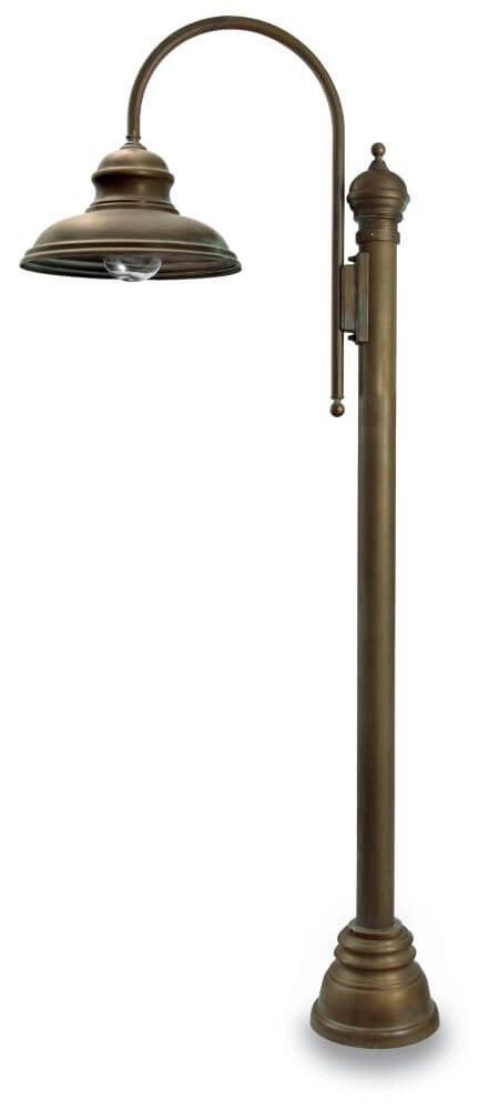 Floor lamp Mill S - aged brass