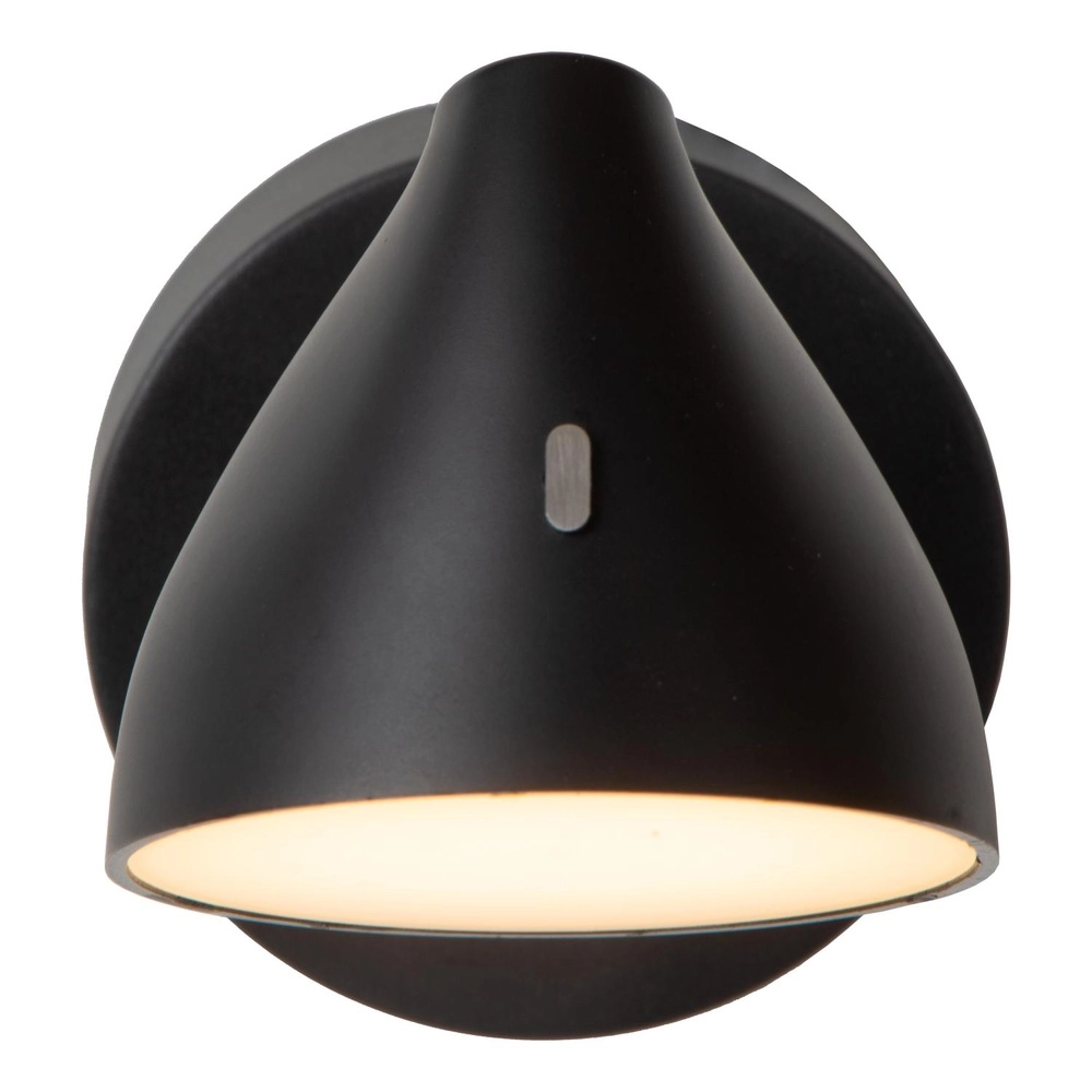 Wall light Milne Black Lucide 5411212421098