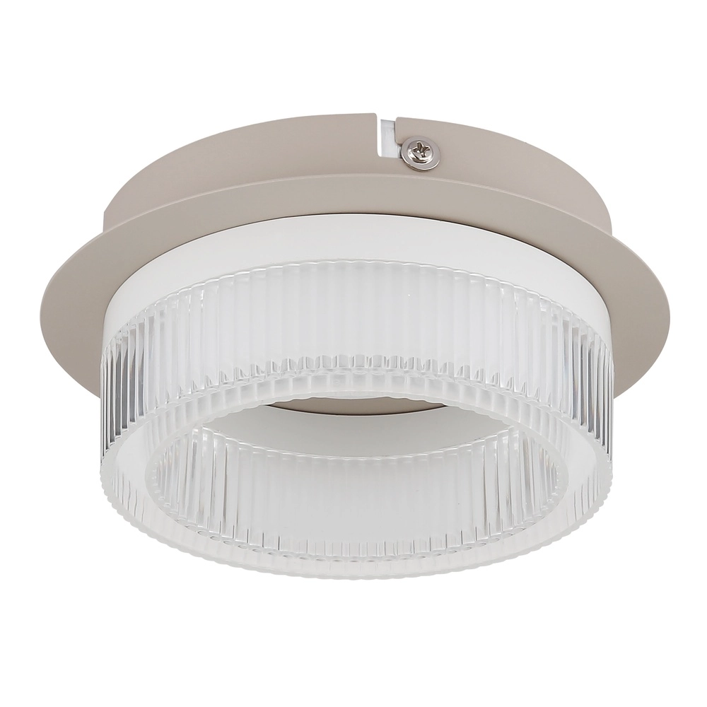 Modern ceiling lamp Zara sand brown Ø 16cm Globo 9007371567065