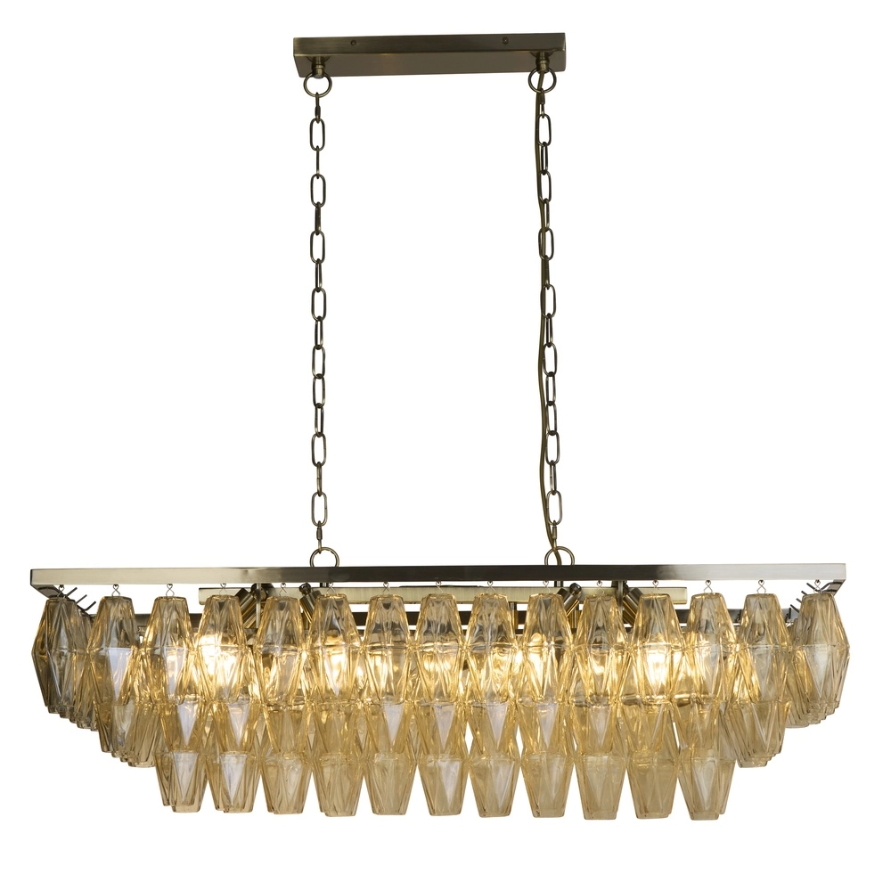 Pendant lamp Alba Antique brass