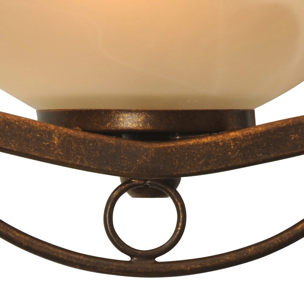 Wall lamp Bolzano 10cm bronze brown Masterlight 8718121011530