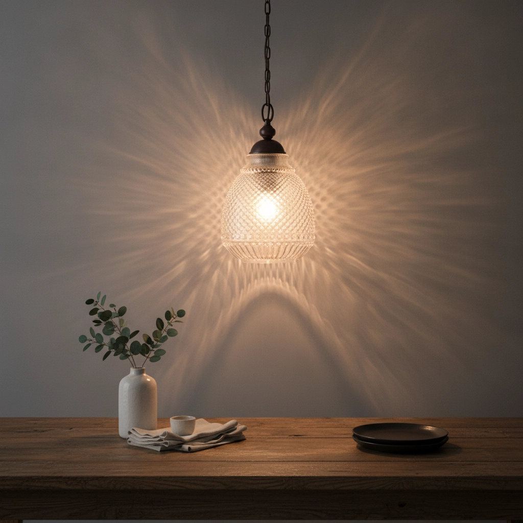 Pendant lamp Toulon clear glass