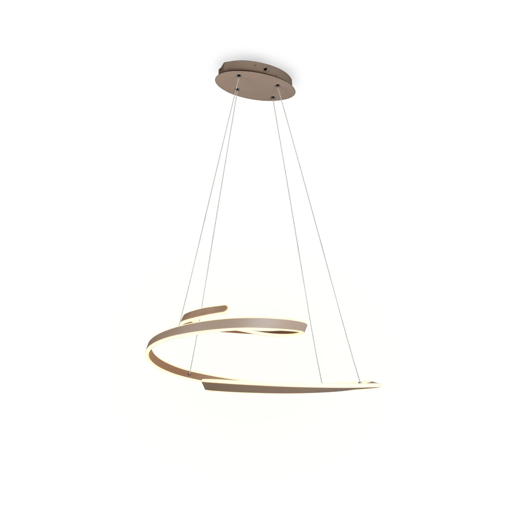 Modern pendant lamp Arlington sand brown