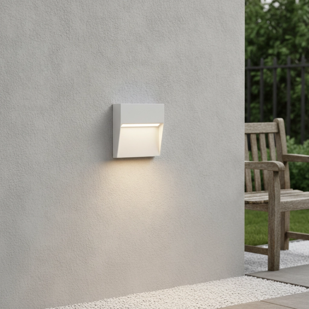 Square wall lamp Nectar Design White