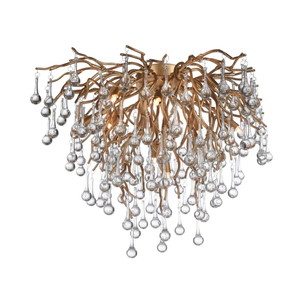 Chandelier Icicle brass 50cm Paul Neuhaus 4012248352083