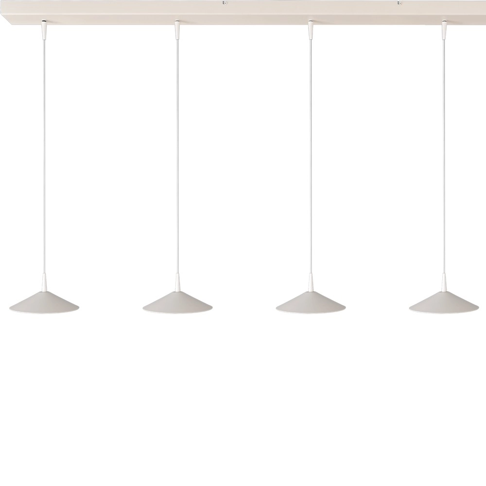 5-light pendant lamp Ceppo white Ø 18cm Masterlight 8718121352015