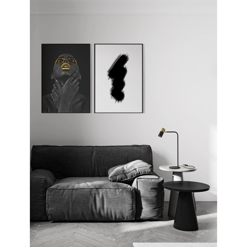 Table lamp Pongo black with gold Lyora 5212017441782