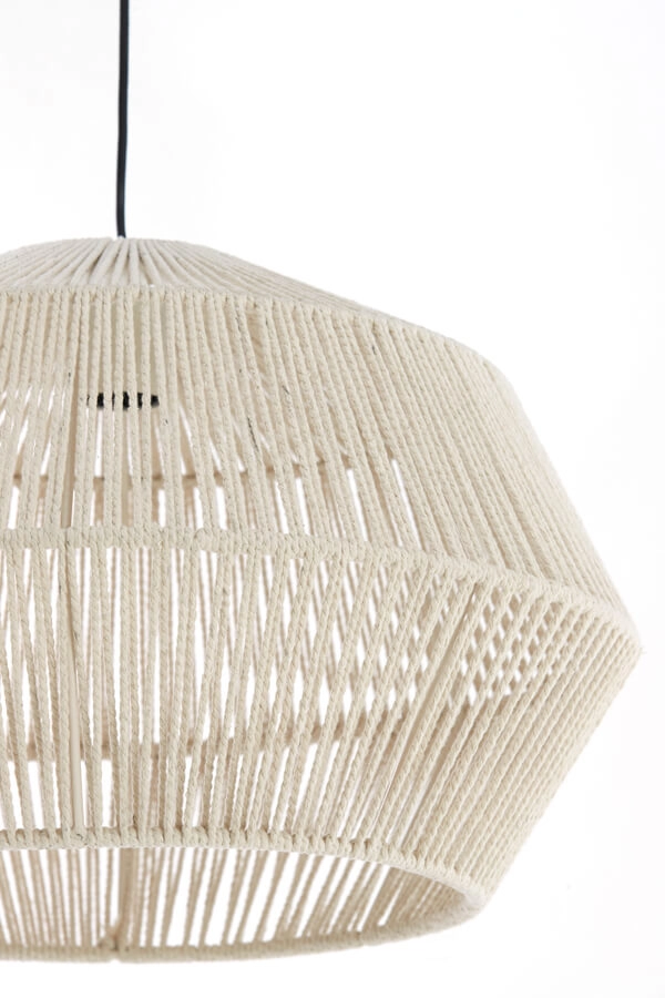Scandinavian pendant lamp Deya cream Ø 49cm Light & Living 8717807744939