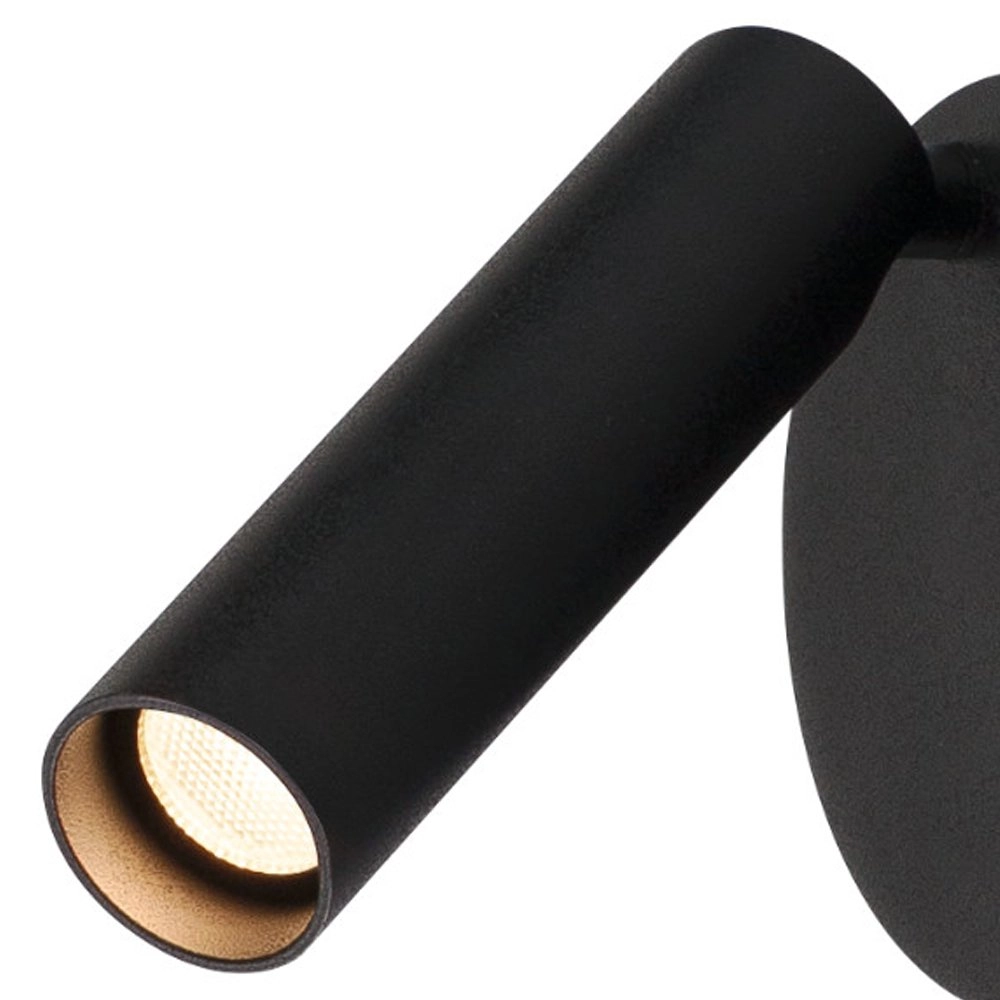 Wall spotlight Karpo black SLV 4024163166720
