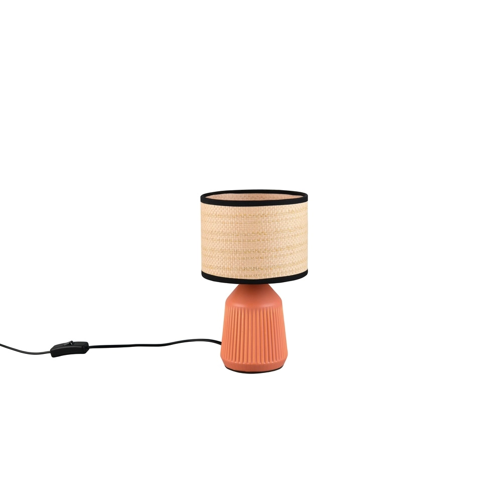 Table lamp Formentera Ø 16cm terracotta Trio 4017807692082