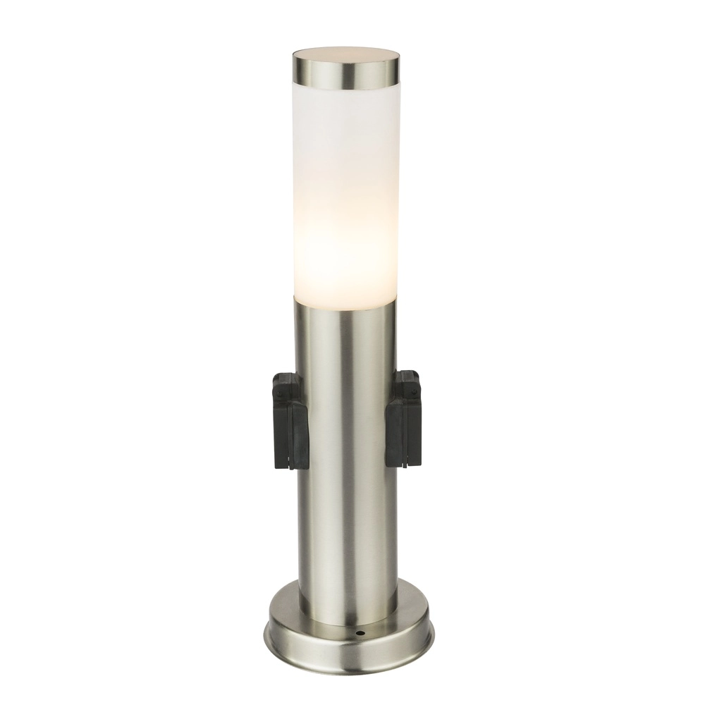 Garden lamp Boston Stainless steel with socket