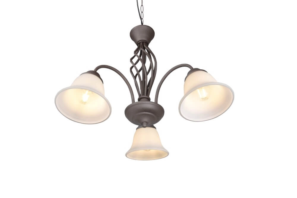 Chandelier Rustica 55cm 3-light rust brown Trio 4017807504675